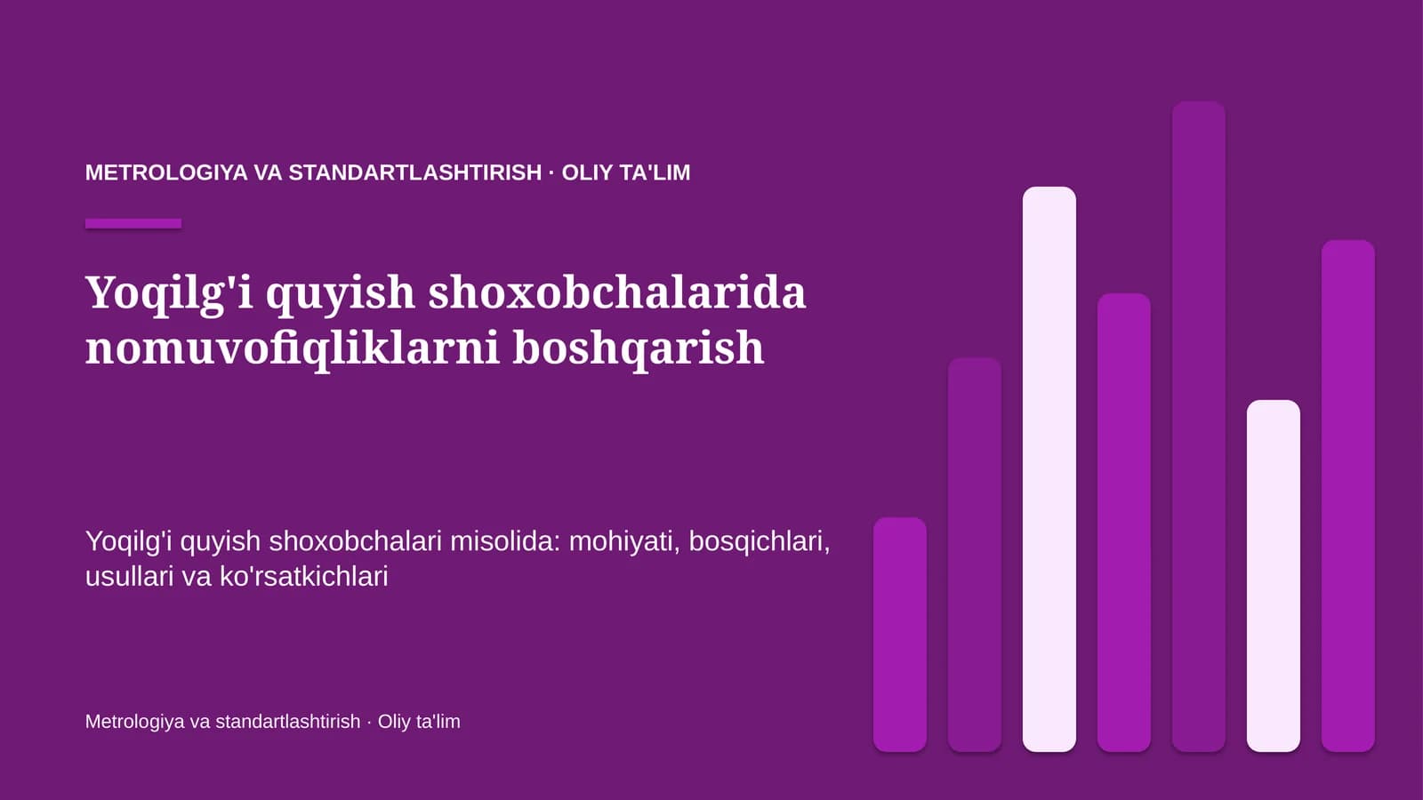 yoqilg'i quyish shoxobchalarida nomuvofiqliklarni boshqarish 8585
