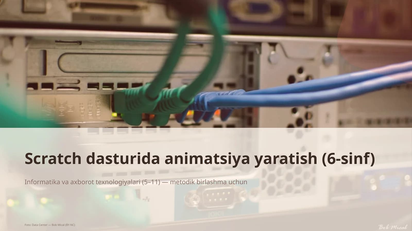 Scratch dasturida animatsiya yaratish (6-sinf)