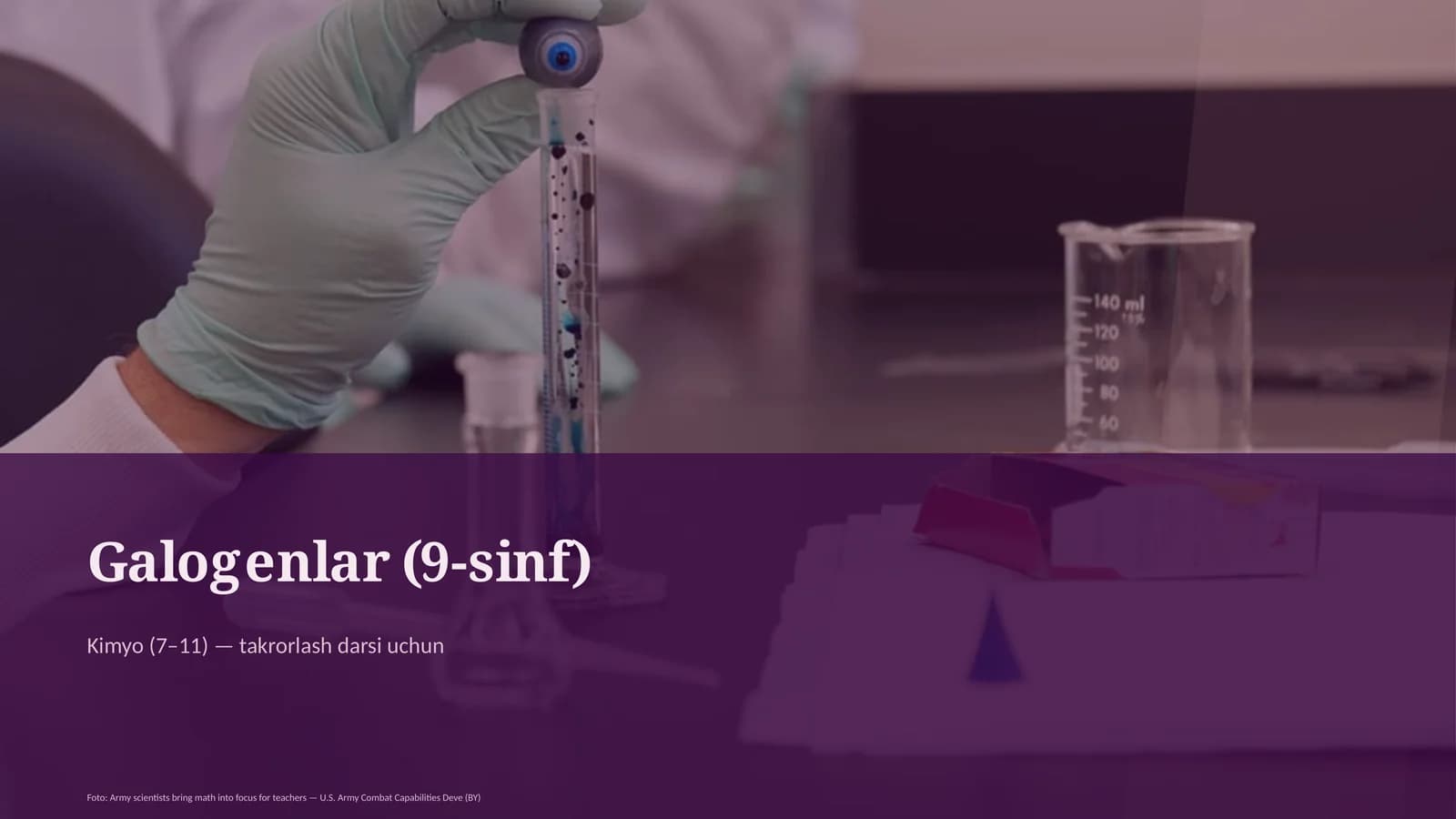 Galogenlar (9-sinf)