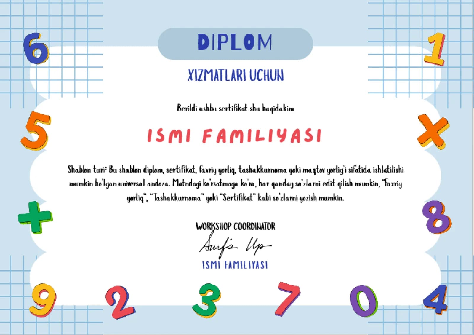 Diplom xizmatlari