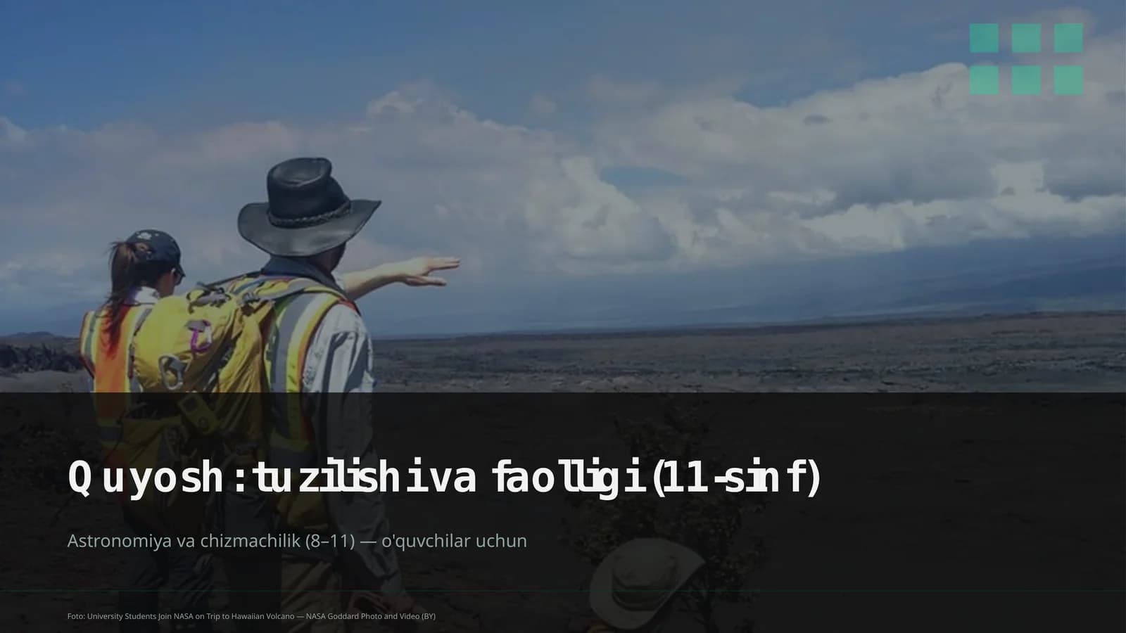 Quyosh: tuzilishi va faolligi (11-sinf)