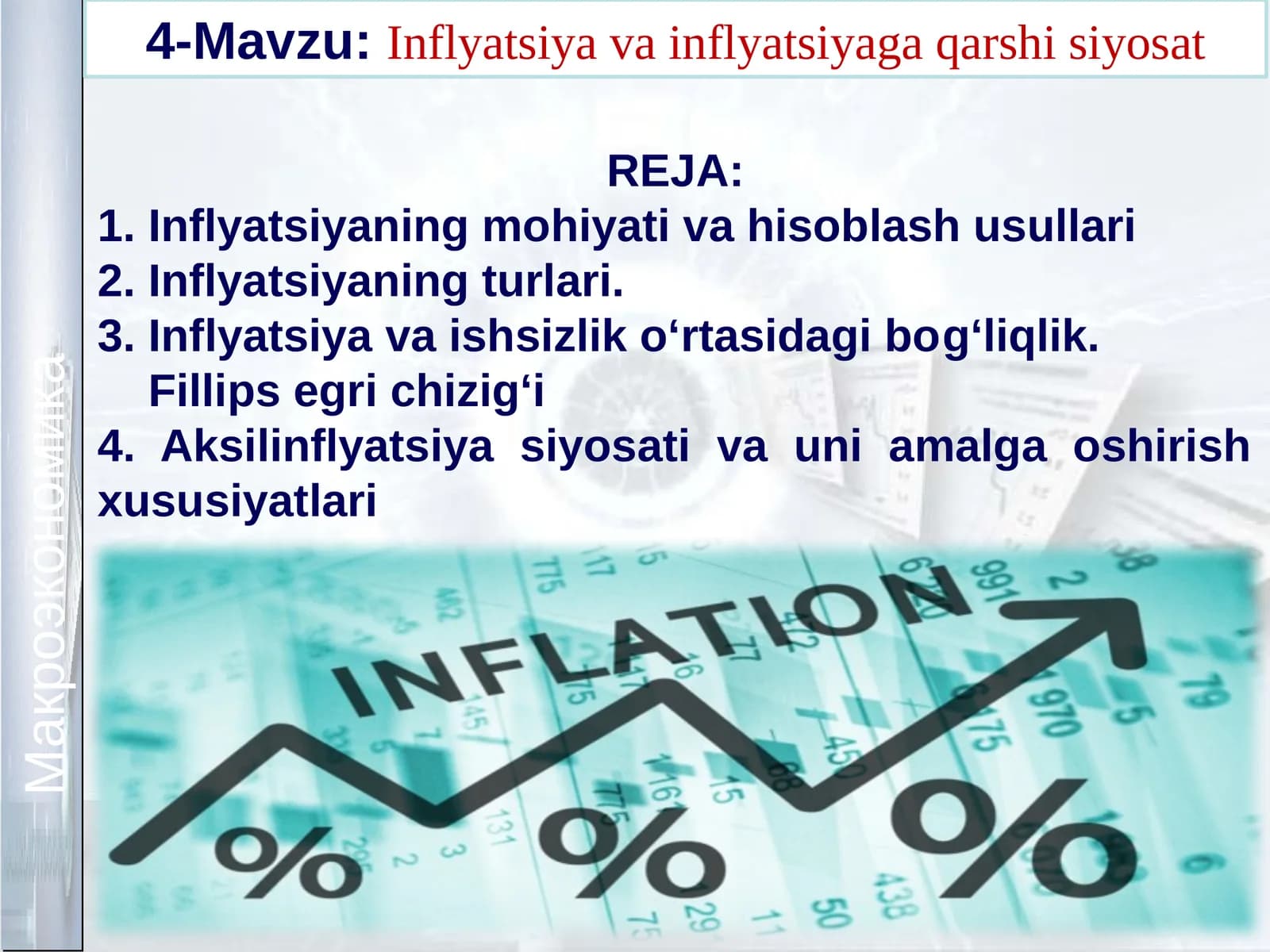 Inflyatsiya va inflyatsiyagaqarshisiyosat
