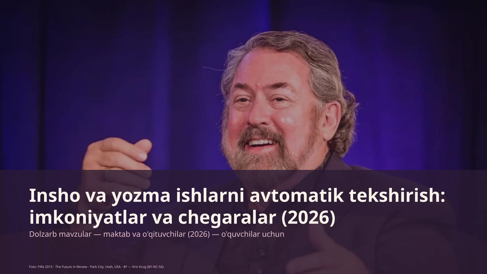 Dolzarb mavzular — maktab va o'qituvchilar (2026)