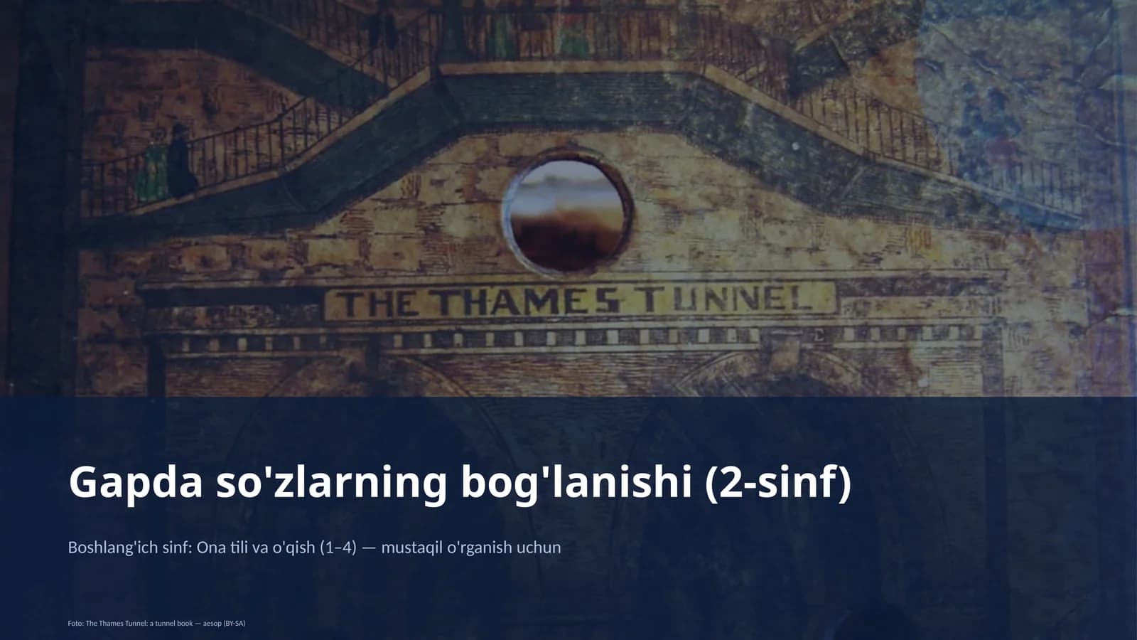 Gapda so'zlarning bog'lanishi (2-sinf)