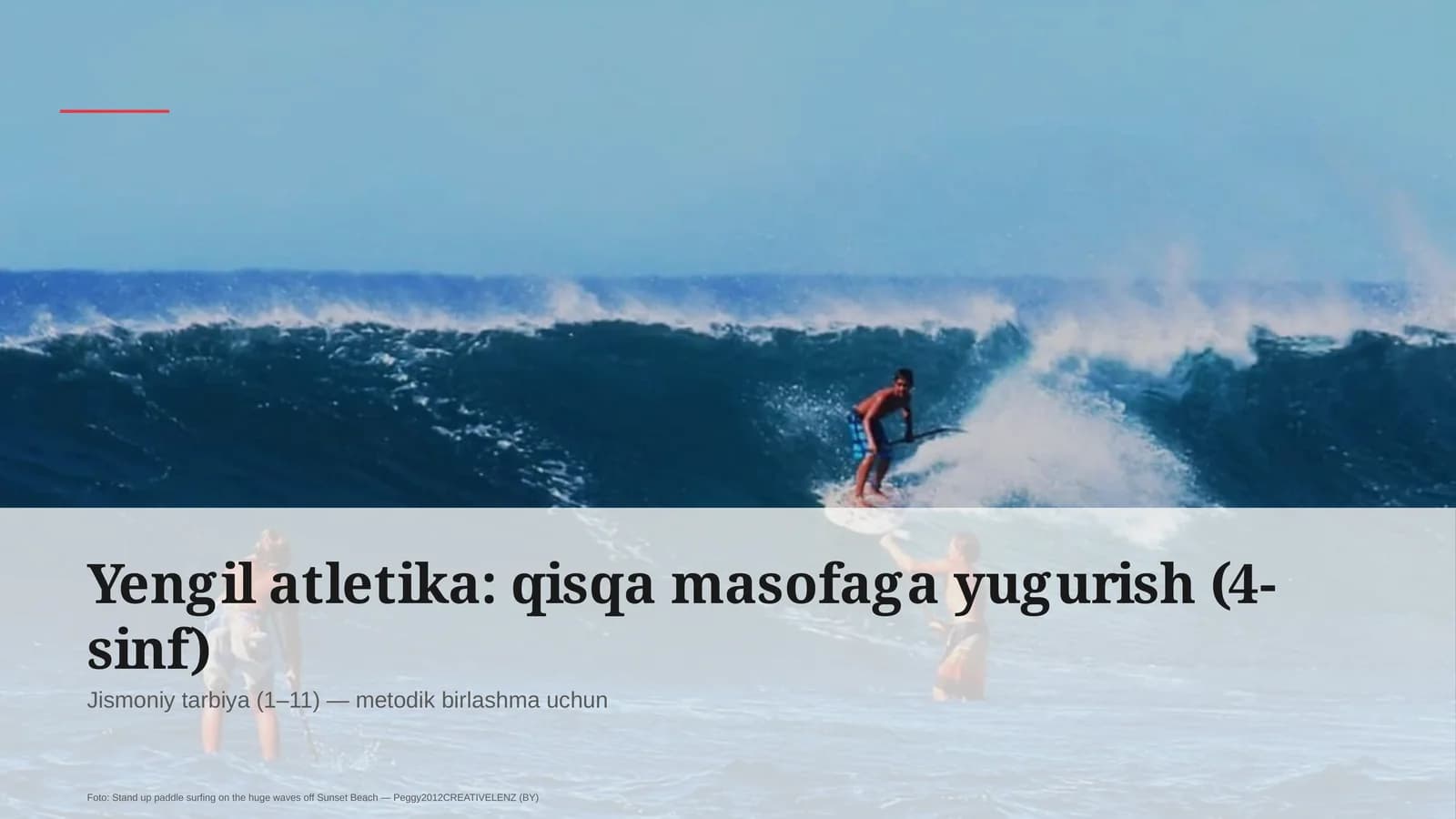 Yengil atletika: qisqa masofaga yugurish (4-sinf)