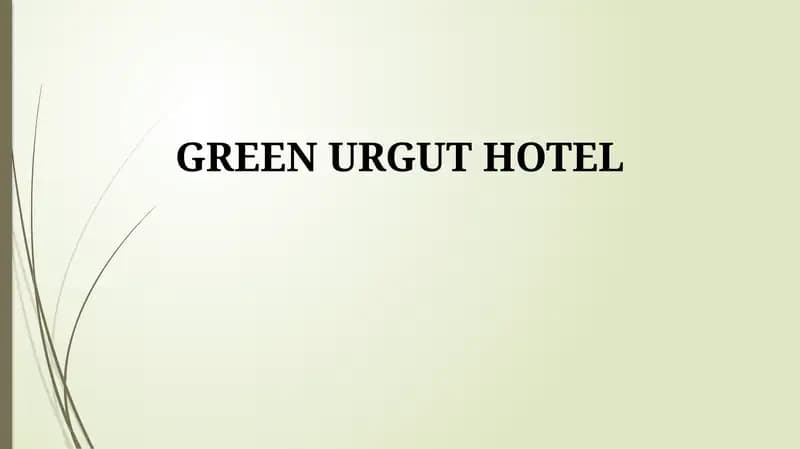 Yashil Urgut Mehmonxonasi