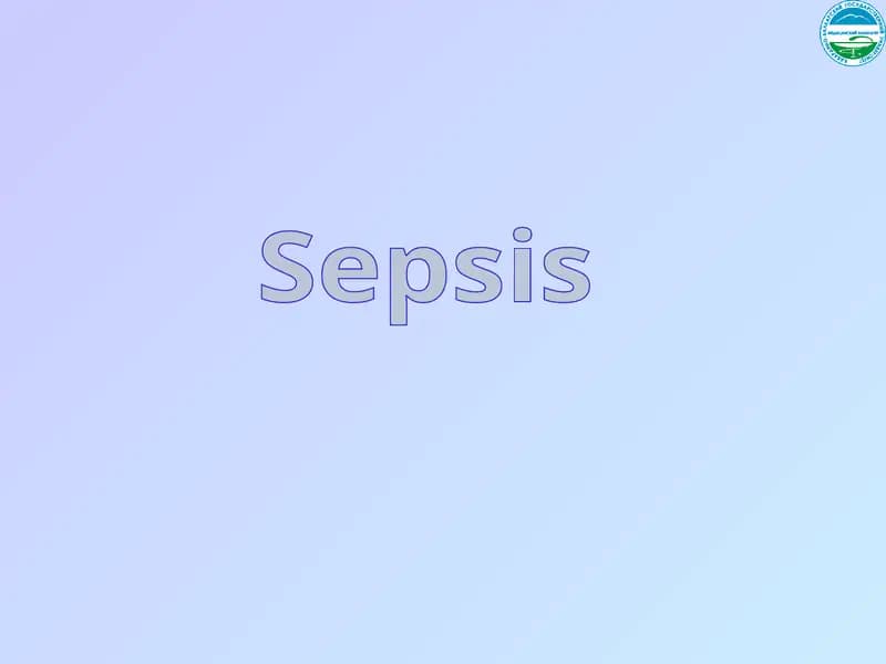 Sepsis