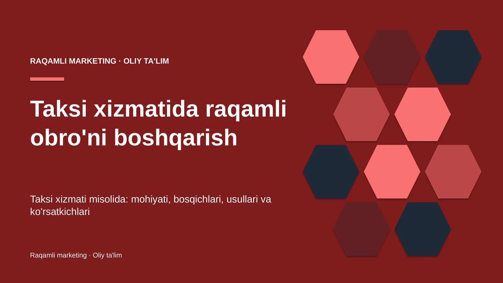 taksi xizmatida raqamli obro'ni boshqarish 7127