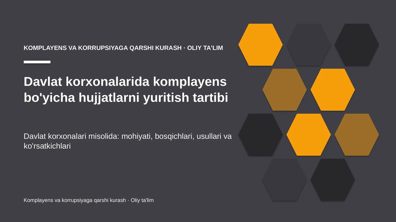 davlat korxonalarida komplayens bo'yicha hujjatlarni yuritish tartibi 9290