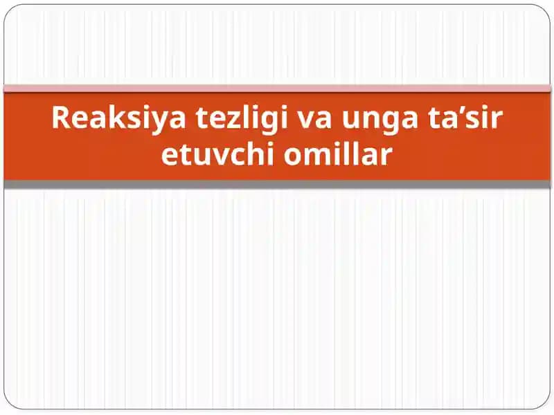 Reaksiyatezligivaungata’siretuvchiomillar