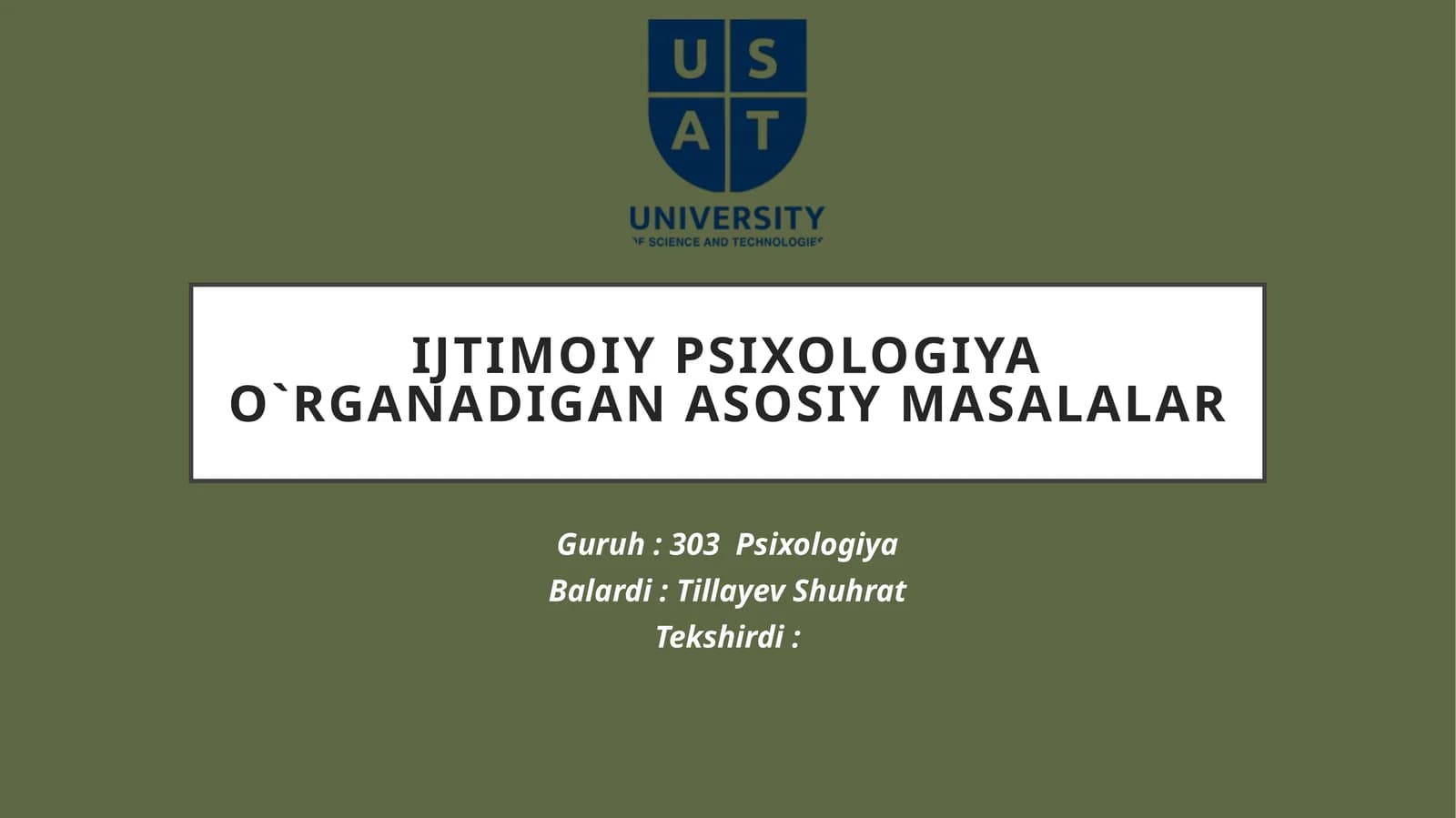 ijtimoiypsixologiyao`rganadiganasosiymasalalar
