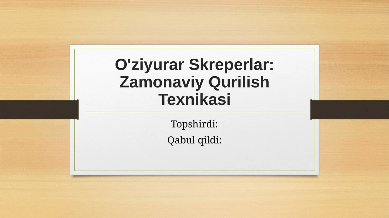 O'ziyurar Skreperlar: Zamonaviy Qurilish Texnikasi