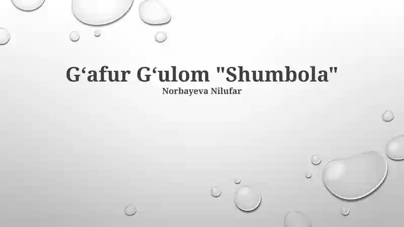 Shumbola
