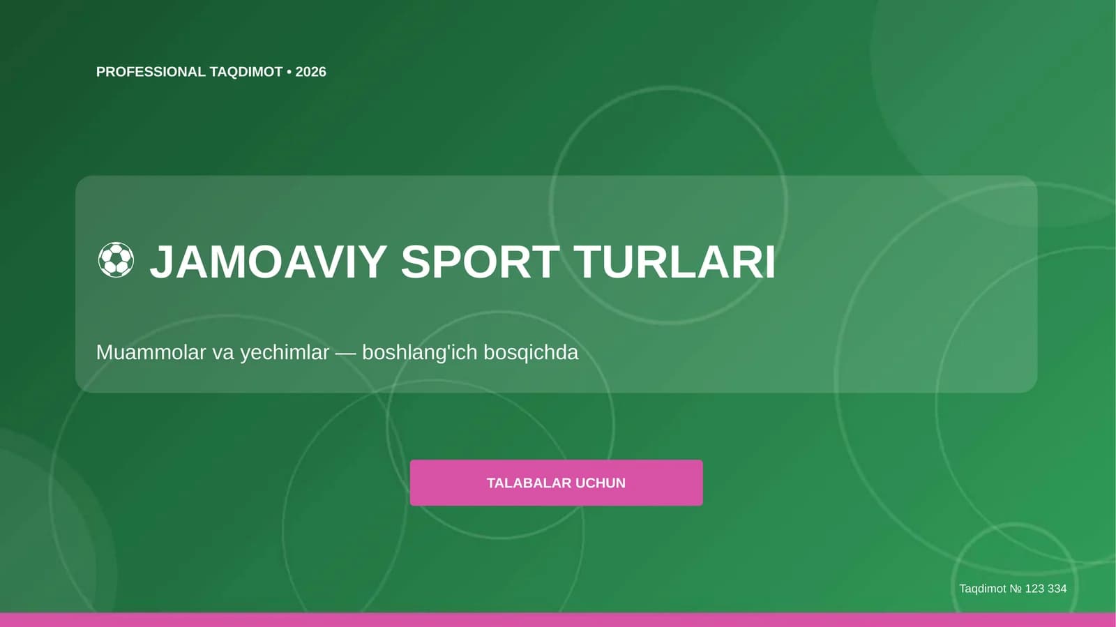 JAMOAVIY SPORT TURLARI