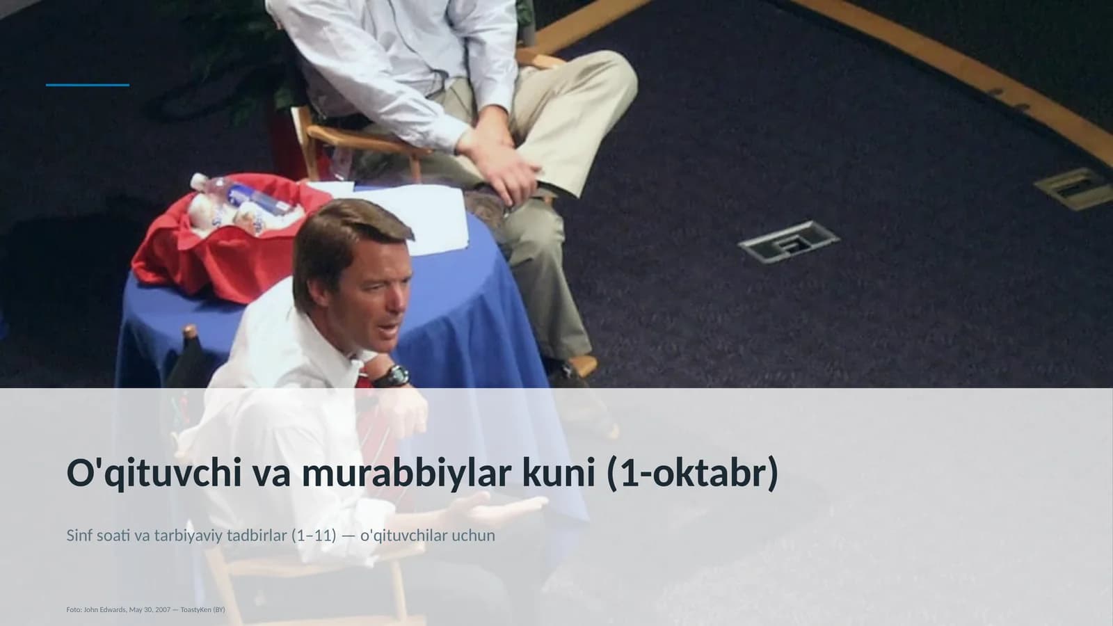 O'qituvchi va murabbiylar kuni (1-oktabr)