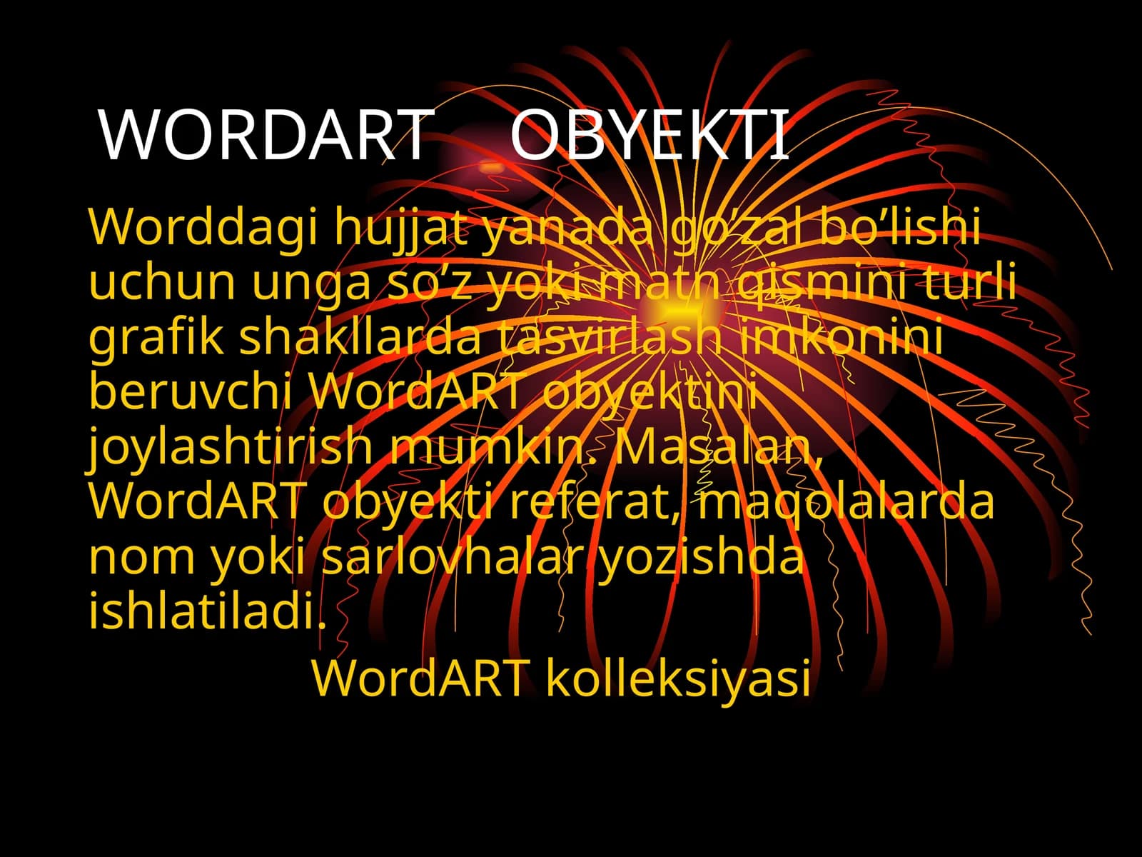 WordART OBYEKTI