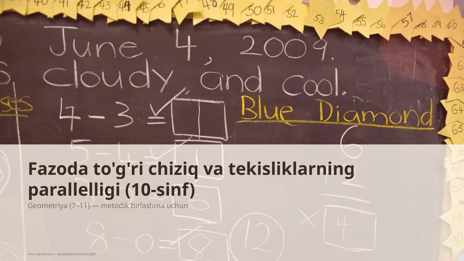 Geometriya (7–11) — metodik birlashma uchun