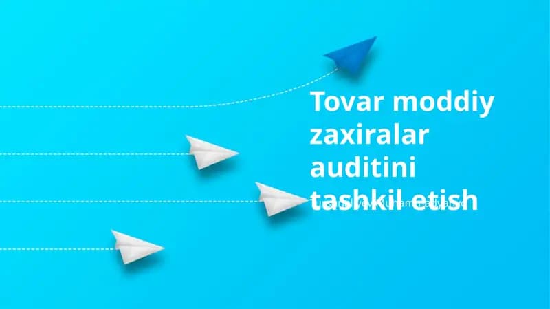 Materiallar Inventarizatsiyasi Auditini Tashkil Etish