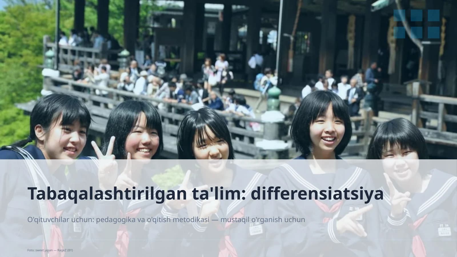 Tabaqalashtirilgan ta'lim: differensiatsiya