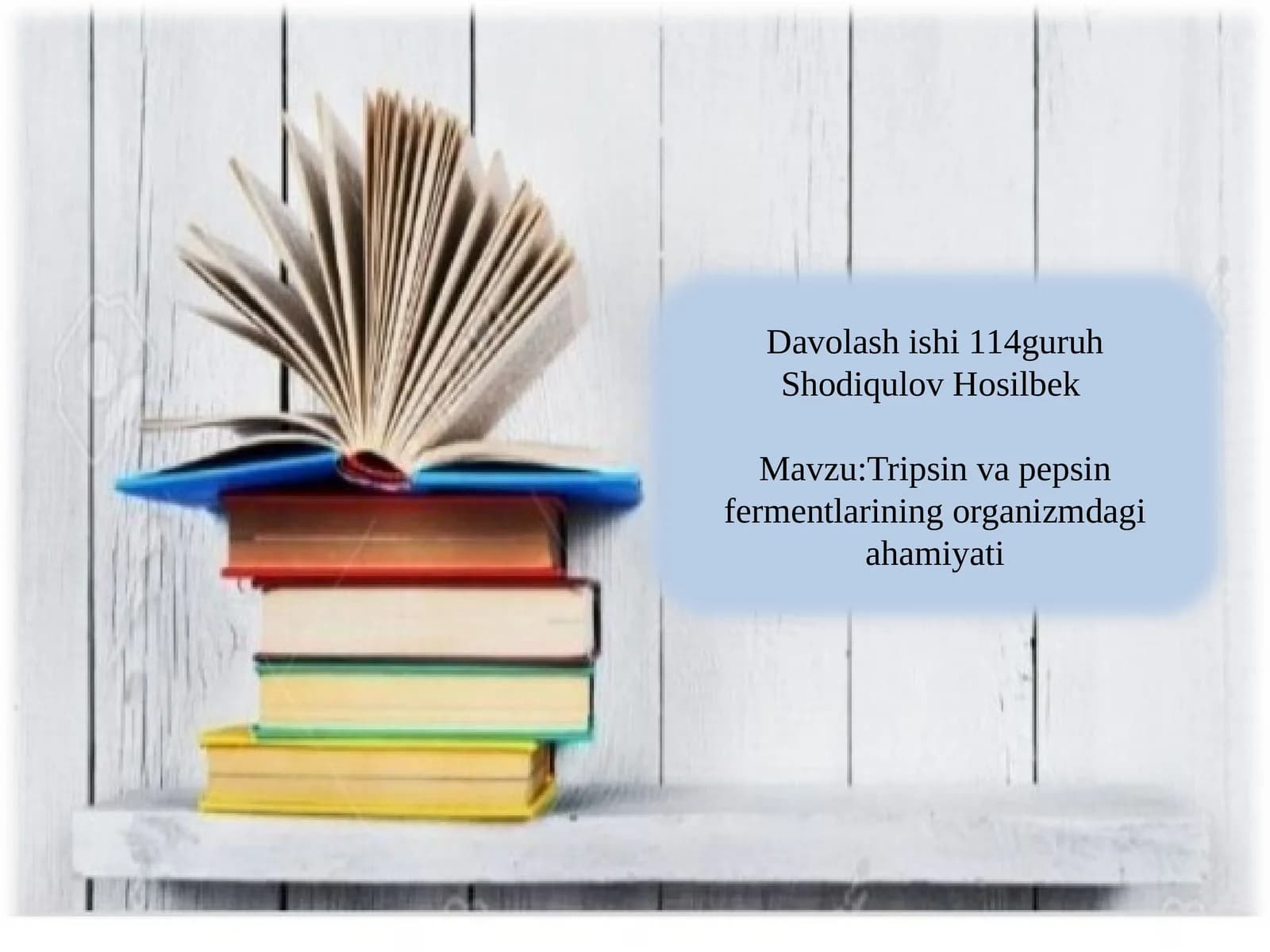 Tripisn va pepsin fermentlarining organizmdagi ahamiyati