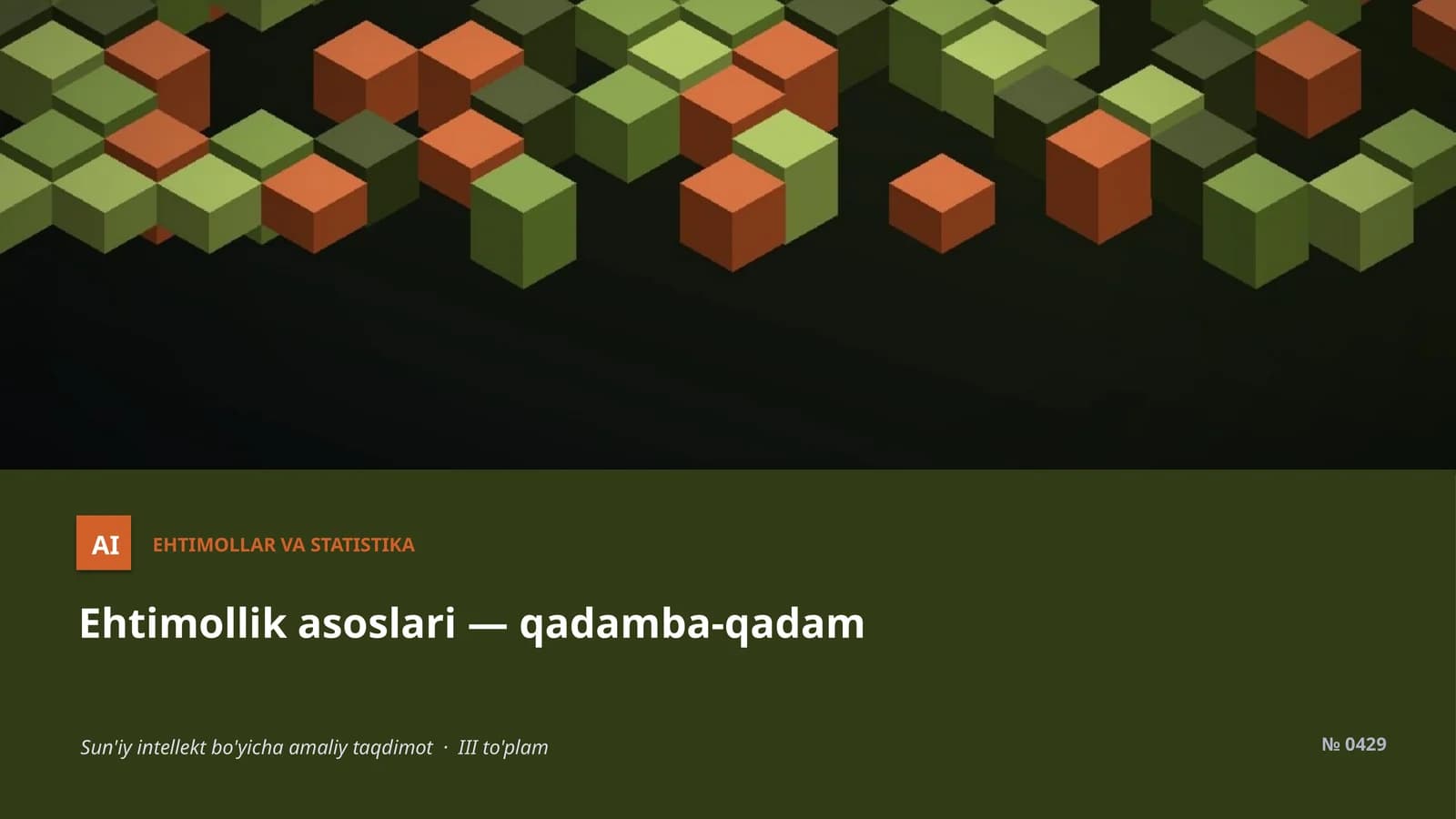 Ehtimollr va statistika