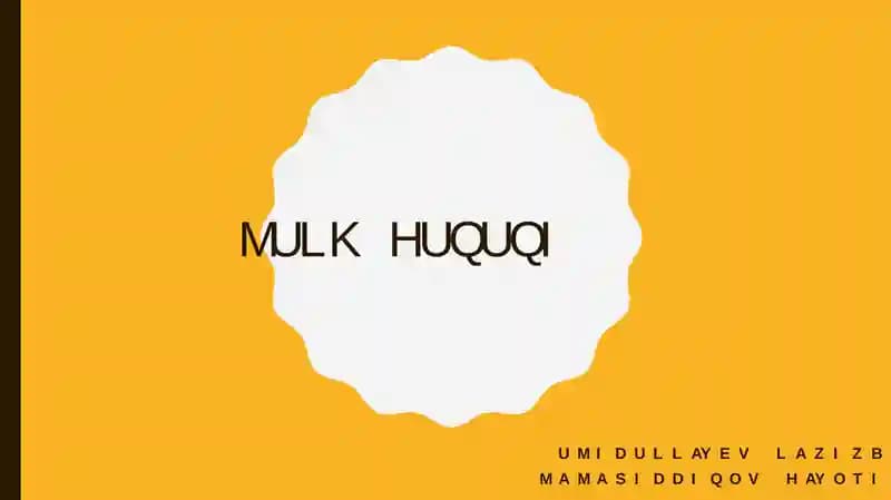 Mualliflik huquqi