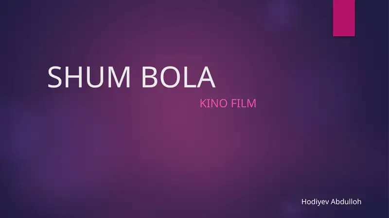 SHUM BOLA