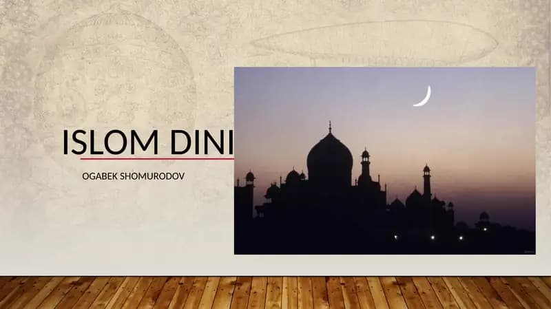 Islom dini