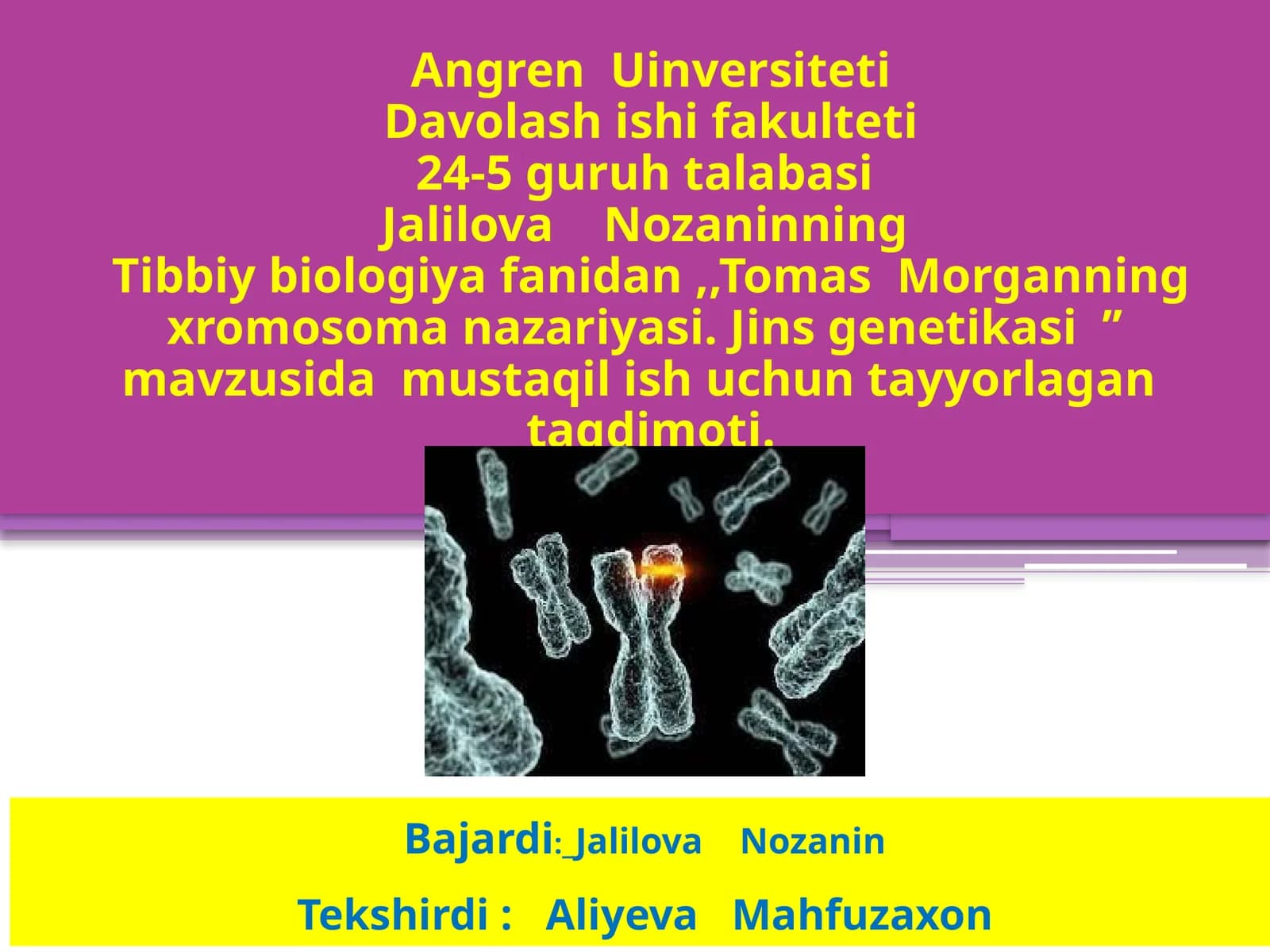 Jinsgenetikasi’’