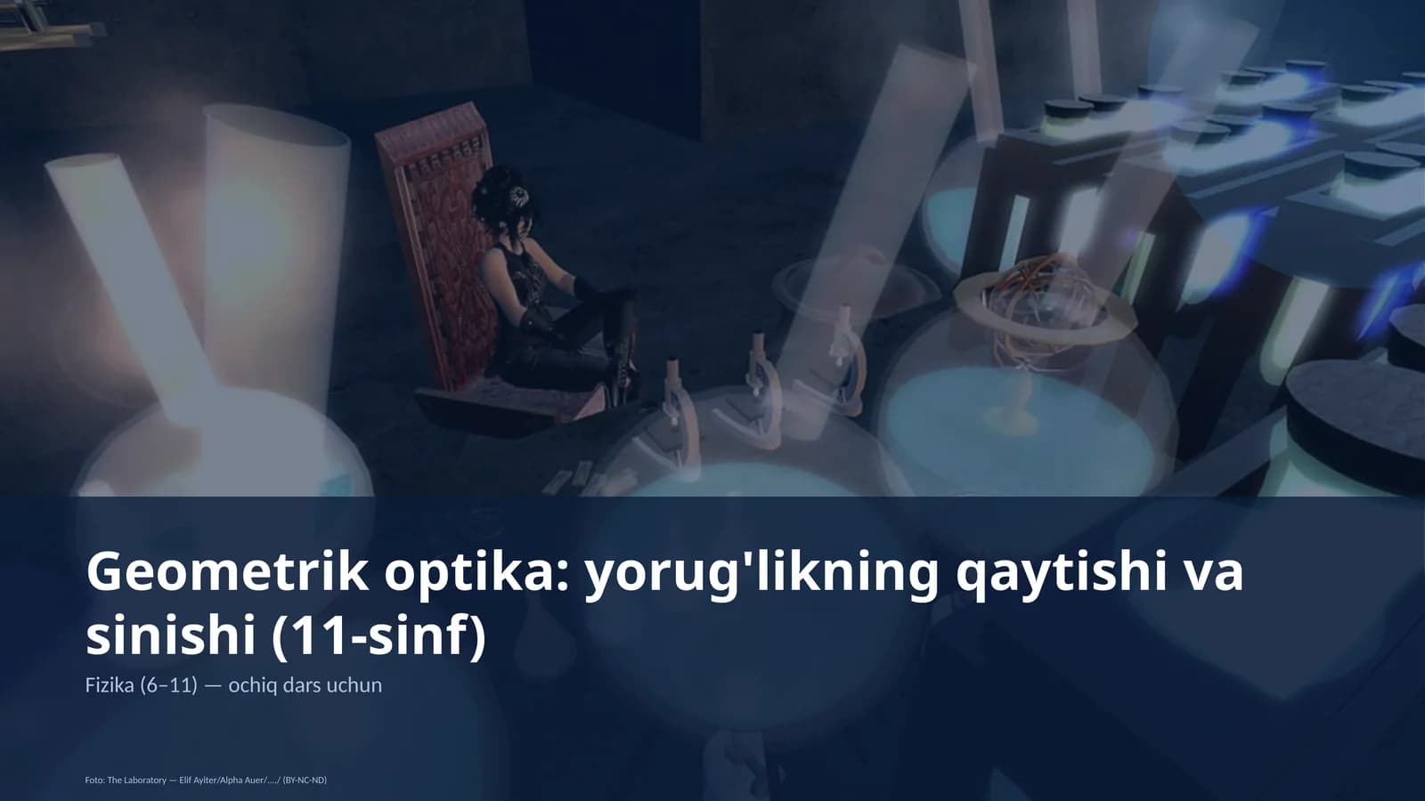 Geometrik optika: yorug'likning qaytishi va sinishi (11-sinf)