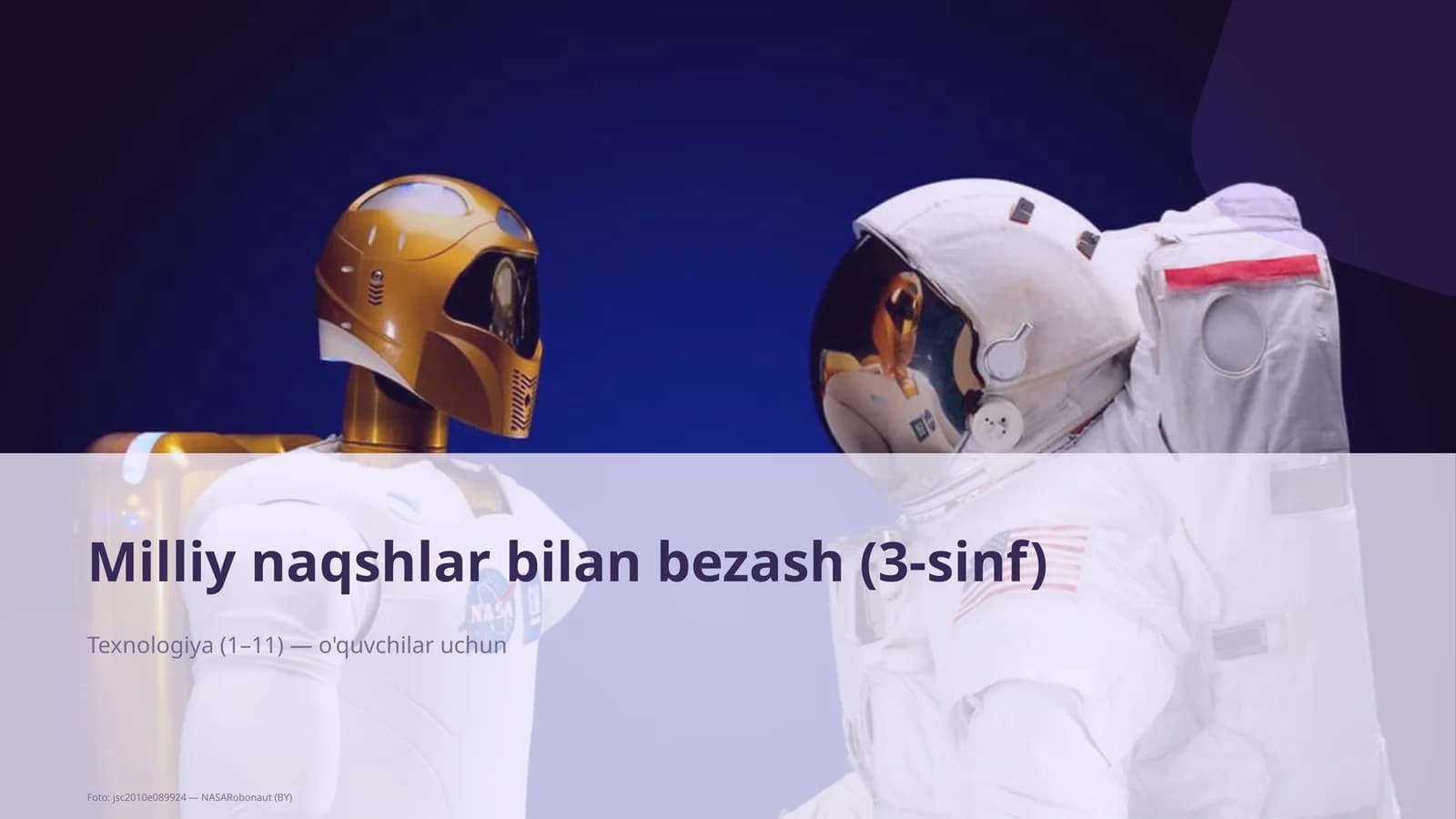 Milliy naqshlar bilan bezash (3-sinf)