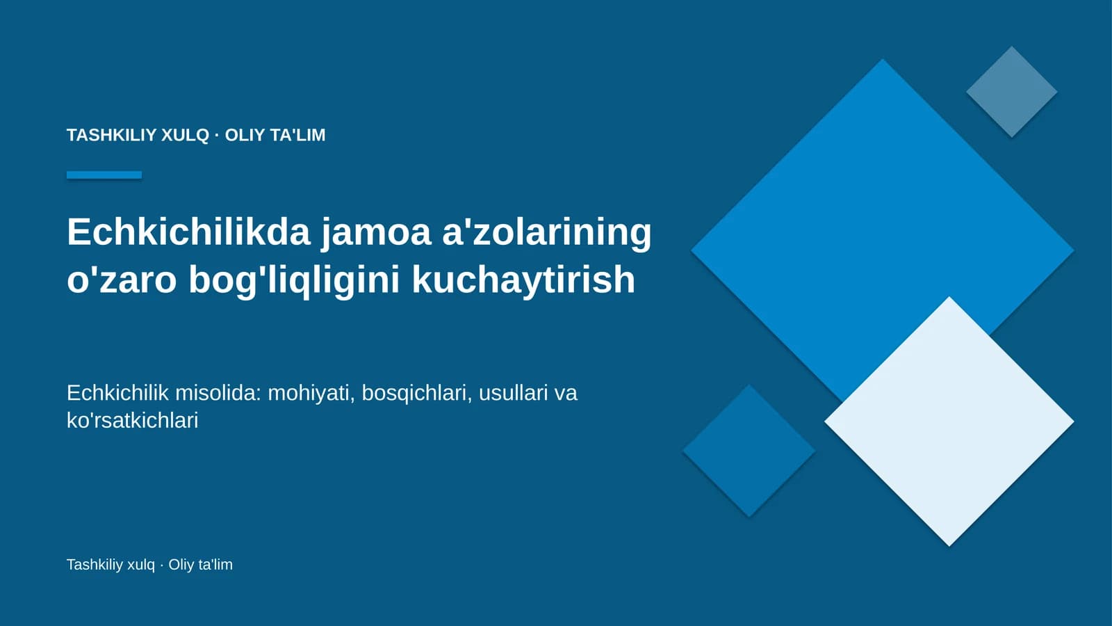 echkichilikda jamoa a'zolarining o'zaro bog'liqligini kuchaytirish 8059