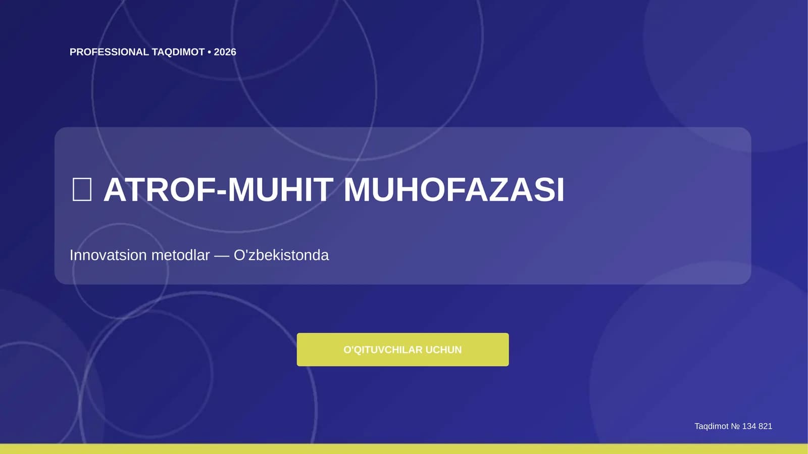 ATROF-MUHIT MUHOFAZASI