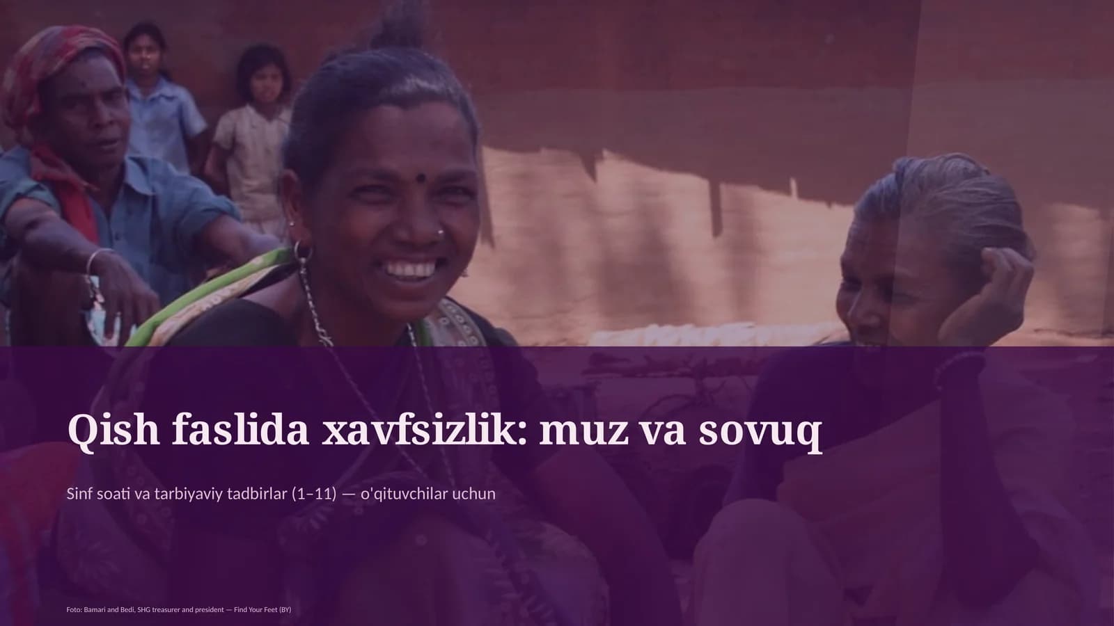Qish faslida xavfsizlik: muz va sovuq
