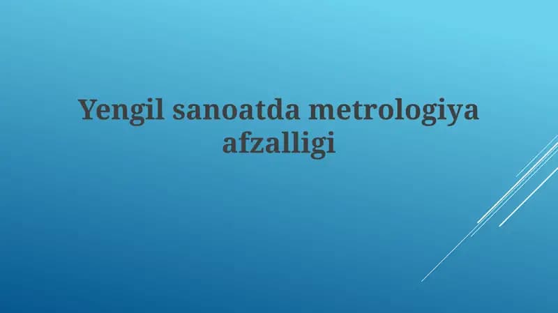 Yengilsanoatdametrologiyaafzalligi