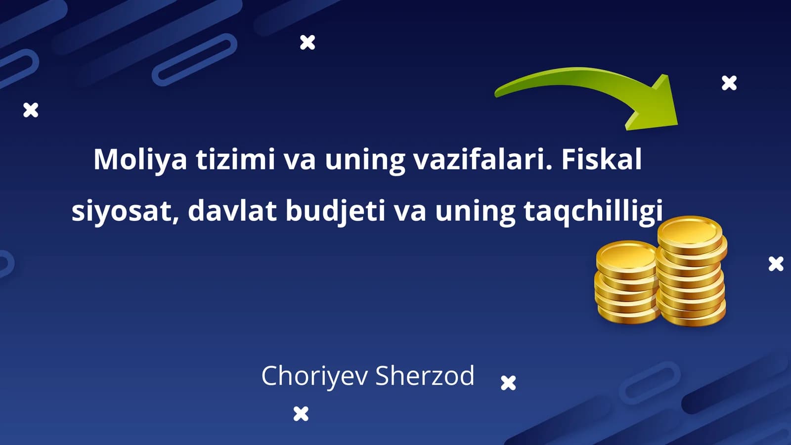Moliya tizimi va uning vazifalari