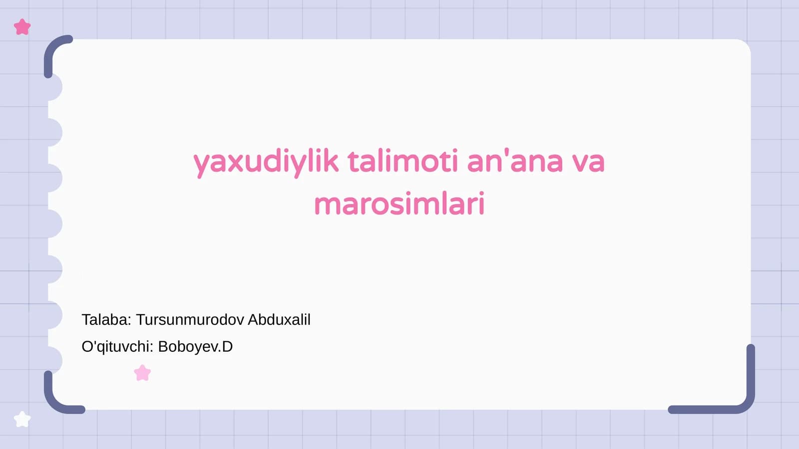 Yahudiylik Taʼlimoti