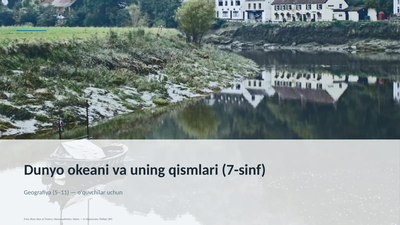 Dunyo okeani va uning qismlari (7-sinf)