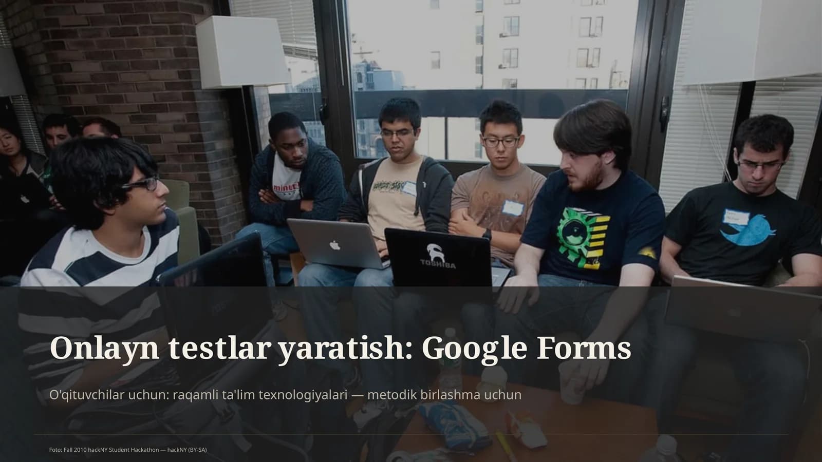 Onlayn testlar yaratish: Google Forms
