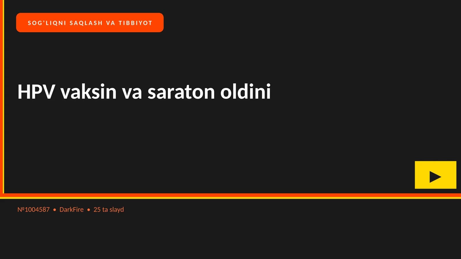 HPV vaksin va saraton oldini