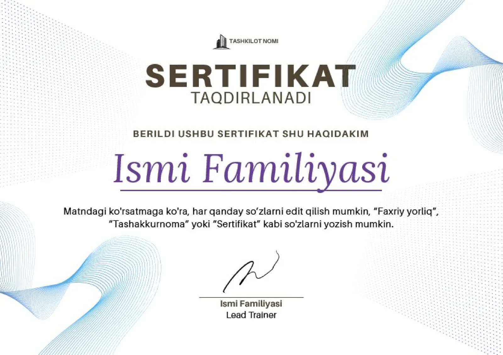 SERTIFIKAT TAQDIRLANADI