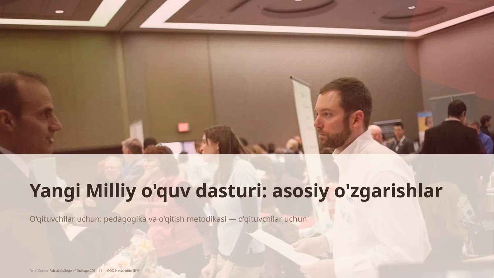Yangi Milliy o'quv dasturi: asosiy o'zgarishlar