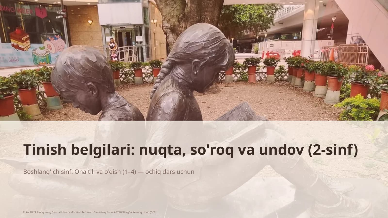 Tinish belgilari: nuqta, so'roq va undov (2-sinf)