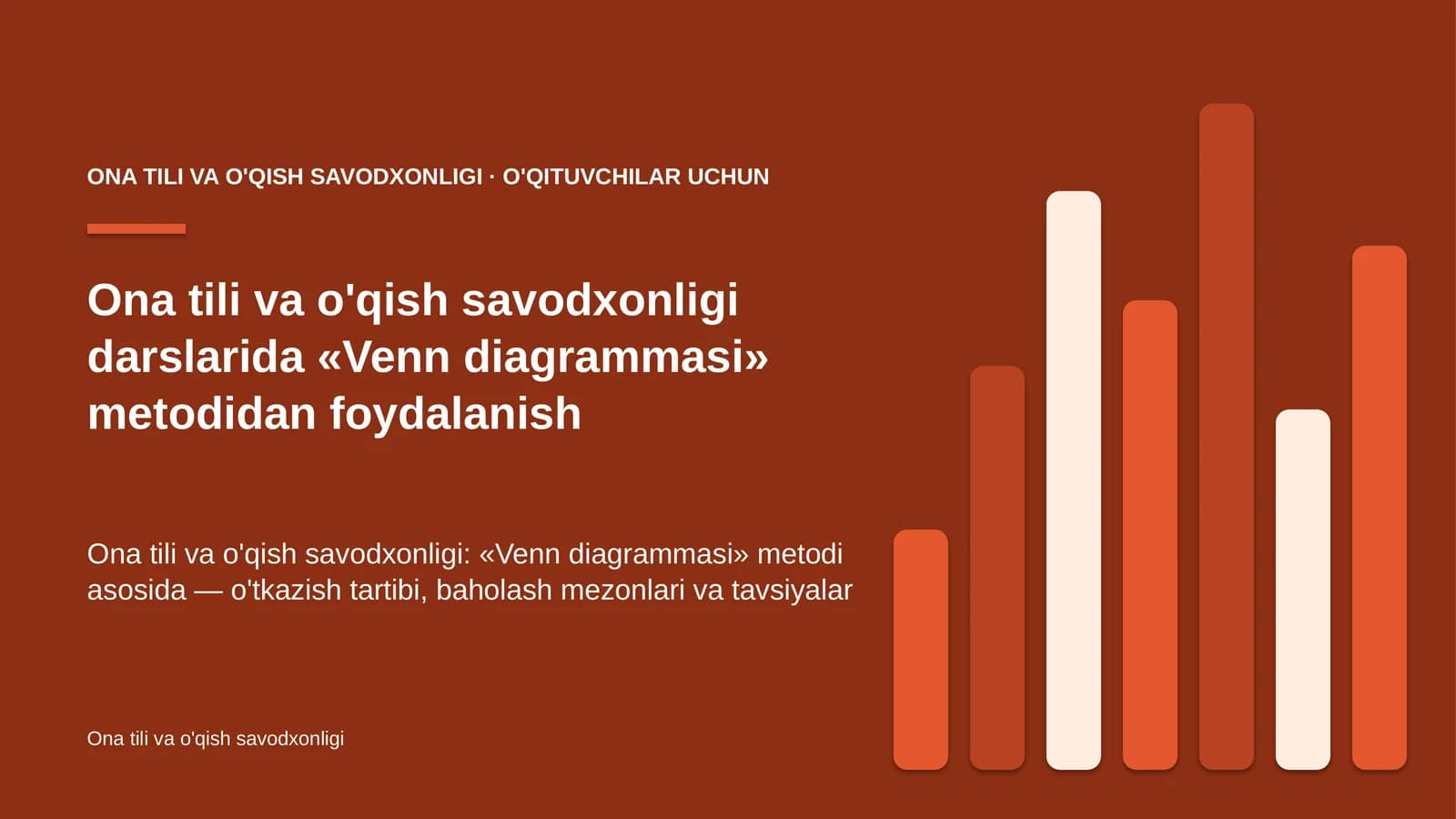 ona tili va o'qish savodxonligi darslarida venn diagrammasi metodidan foydalanish 7162