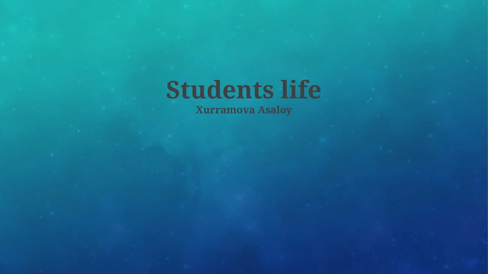 Students life