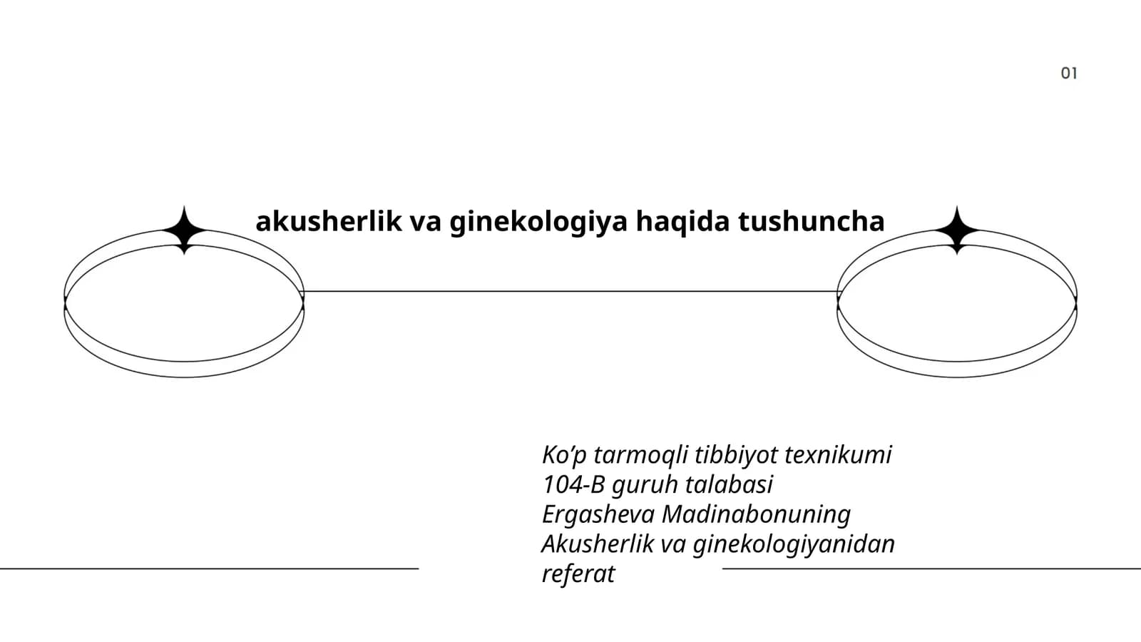 Akusherlik va ginekologiya haqida tushuncha