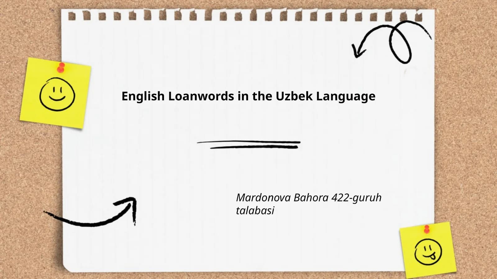English Loanwords in the Uzbek Language