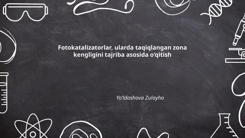 Fotokatalizatorlar