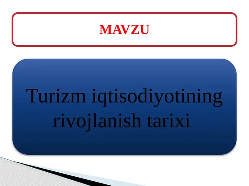Turizm