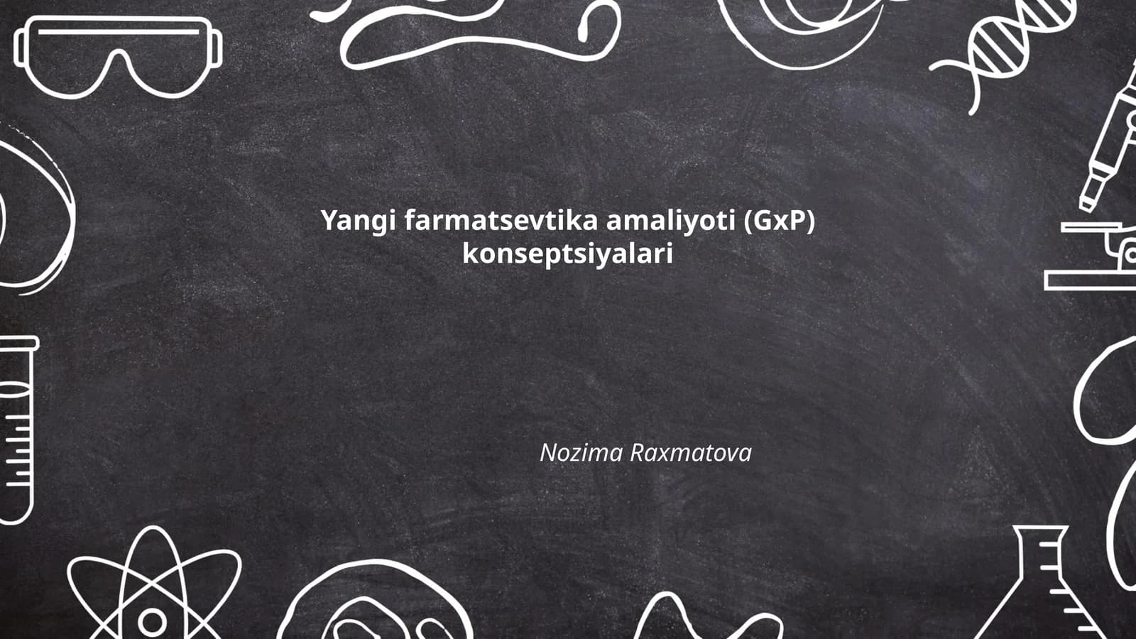 Yangi farmatsevtika amaliyoti (GxP) konseptsiyalari